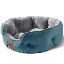Asvin Small Dog Bed for Dogs, Cat Beds Pack of 1 , Teal