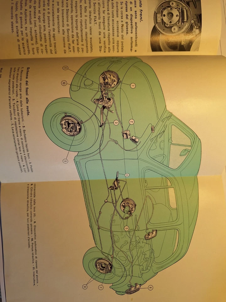 Libretto Uso e Manutenzione FIAT 500 tipo 110 F 1965 - Come  Nuovo - Immagine 4 di 4