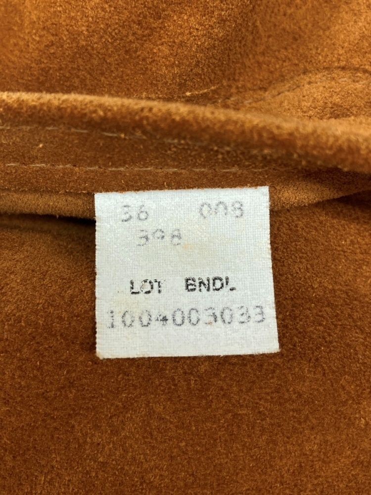 Schott Schott Western Suede Jacket Button Biker O… - image 10