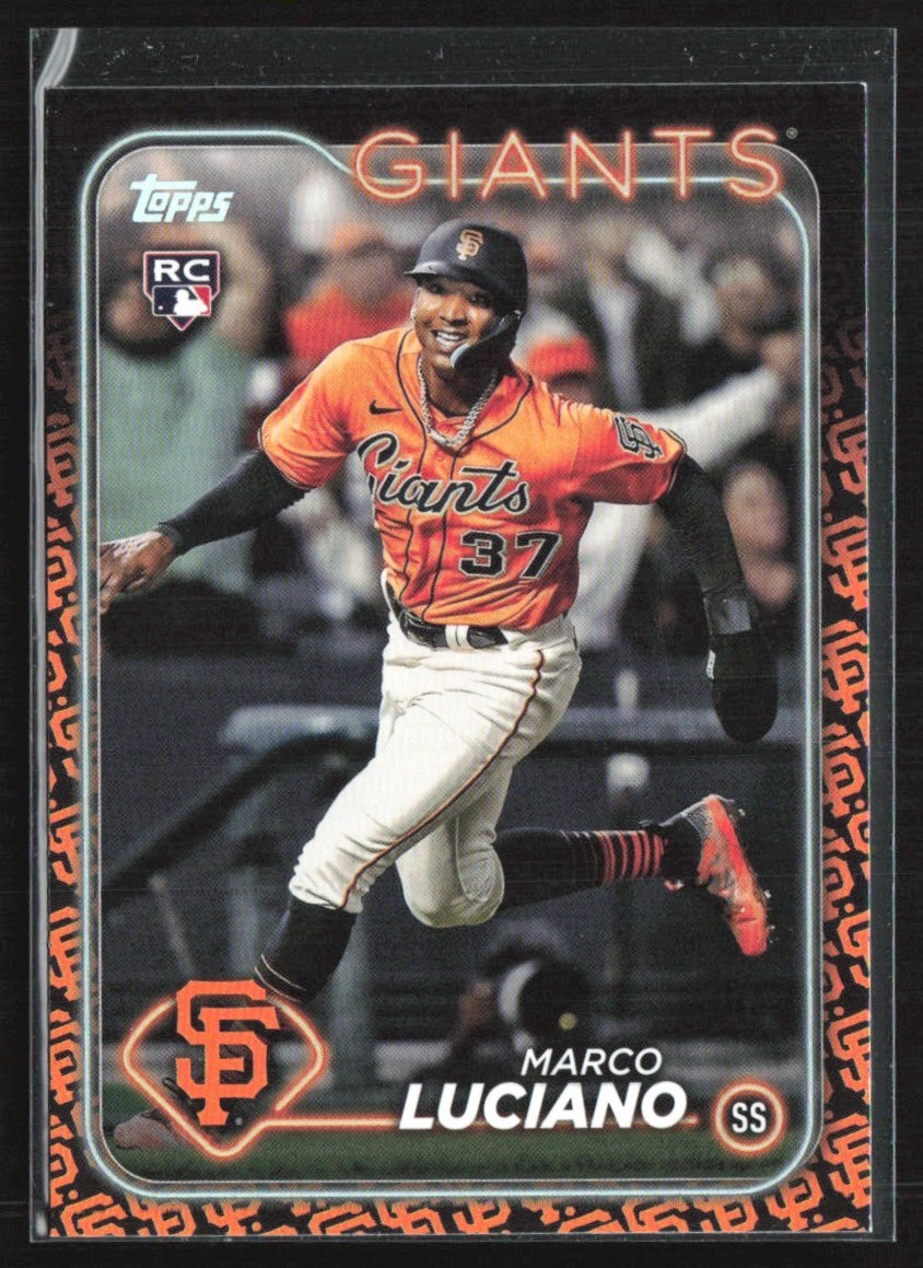 Marco Luciano 2024 Topps Team Color Border RC #232 San Francisco Giants