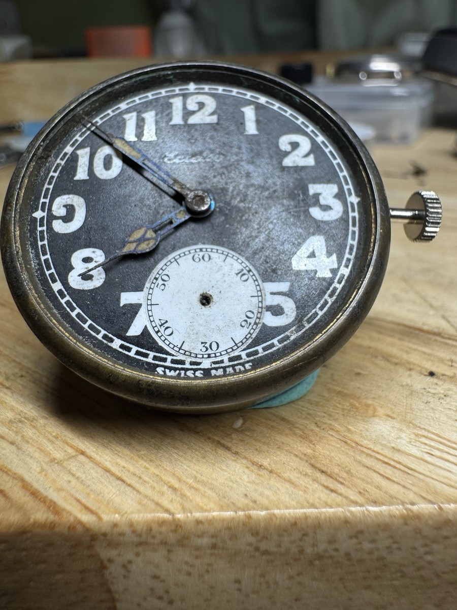 Trench Watch Antique Radium Watch Rare WW1 Trench Watch Dash