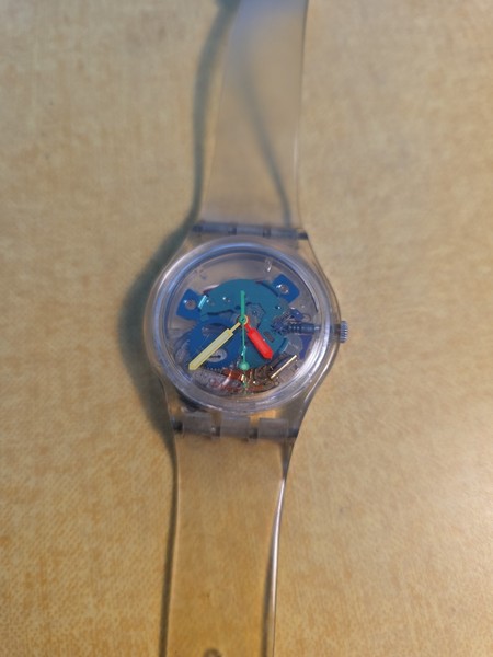 Swatch Quartz Watch 1999  ‘Jelly Piano’ GZ159 Vintage 34mm VGC Working