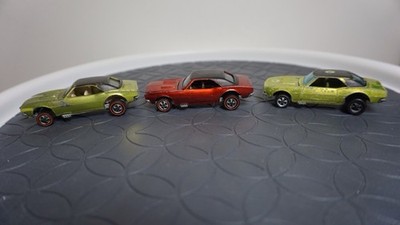 Hot Wheels Redline Custom Camaro Lot Of 3