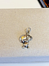 Disney Piglet Charm - Sterling Silver 925 Winnie the Pooh Cartoon Pendant C242