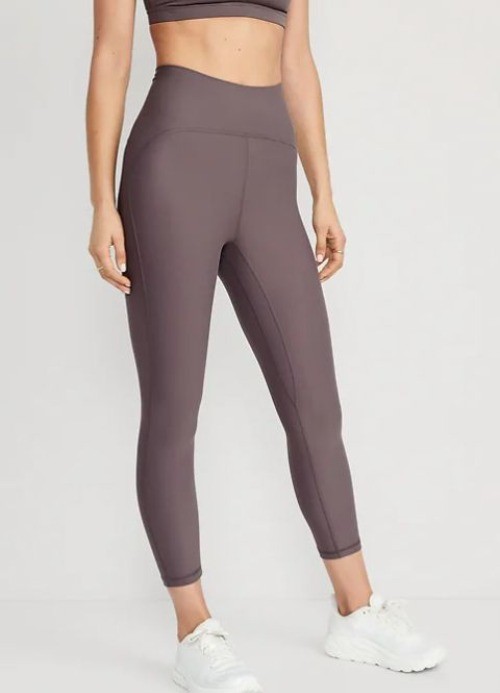 OLD NAVY extra high rise leggings 7/8 length in iridium size S Small Womens