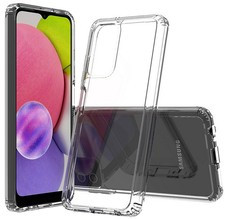 AquaFlex Transparent Anti-Shock Clear Case Phone Cover for Samsung Galaxy A03s