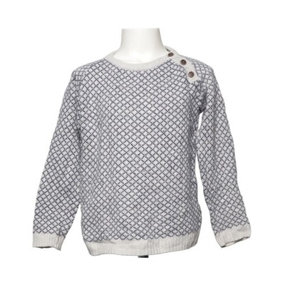 Lindex Kids, Strickpullover, Größe: 122, Blau/Weiß #py4