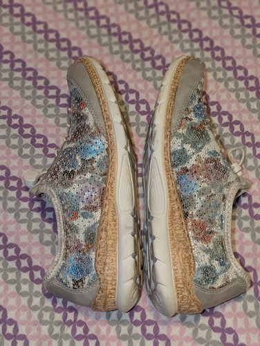 Rieker Nikita Womens Ladies N42V1 Floral Casual Shoes Trainers Sz 40/9 Memosoft - Picture 6 of 10