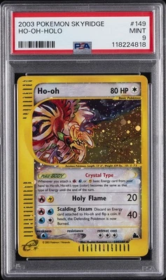 2003 POKEMON SKYRIDGE #149 HO-OH-HOLO PSA 9