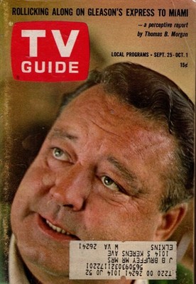 1965 TV Guide September 25 - jackie Gleason; Rudolph Nureyev; Tony Curtis;Barnes