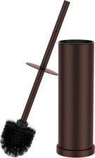 Bronze Toilet Brush and Holder Set Stainless Steel Heavy Duty Toilet Bowl