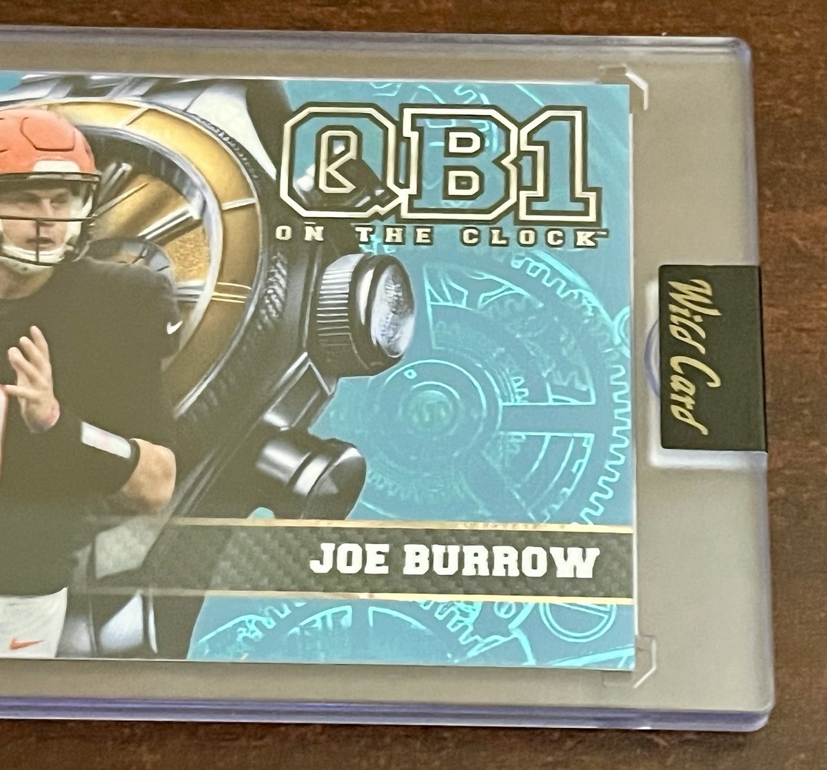 2026 Wild Card QB1 On the Clock Blue JOE BURROW 1/1 One Of One