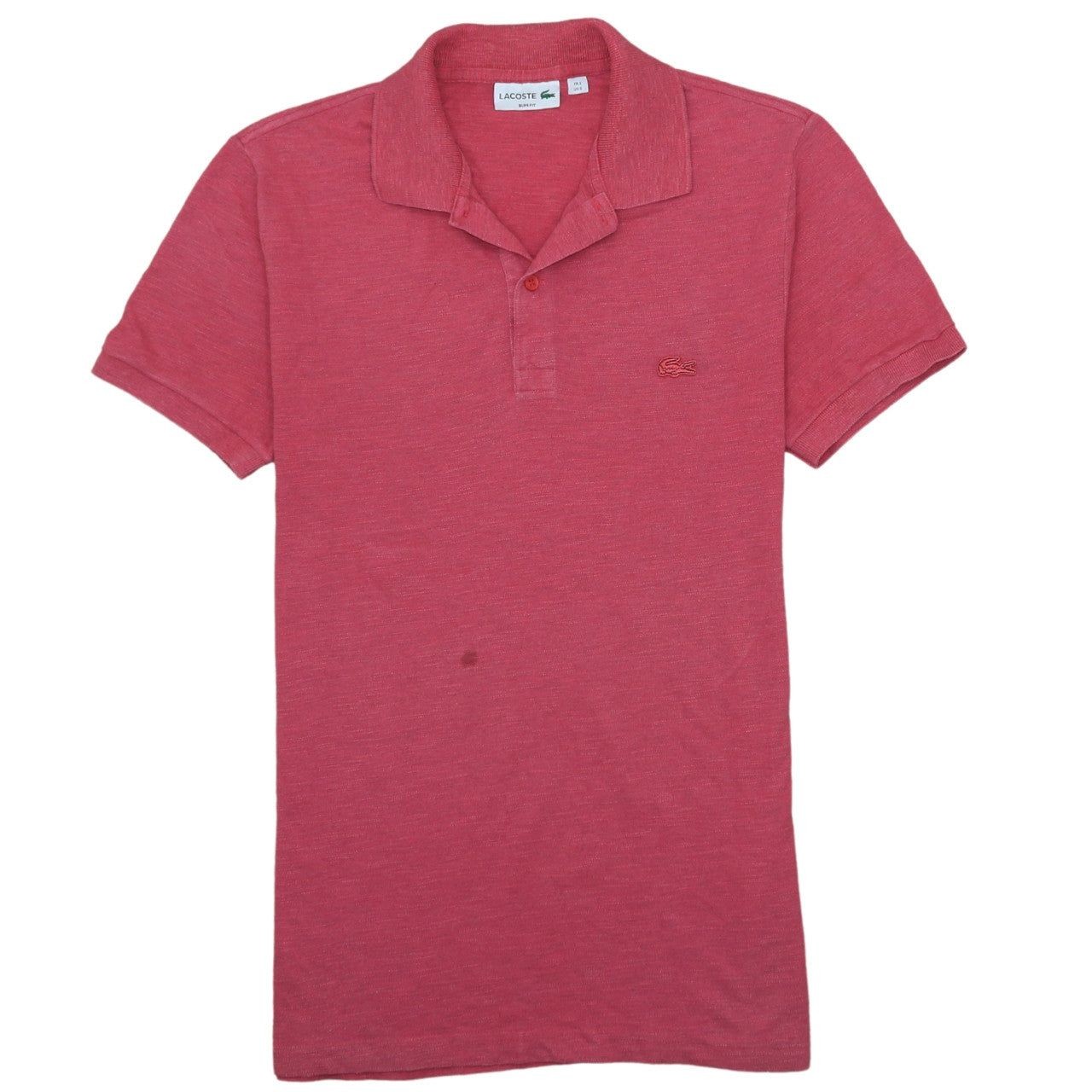 Lacoste Pink Polo Mens S