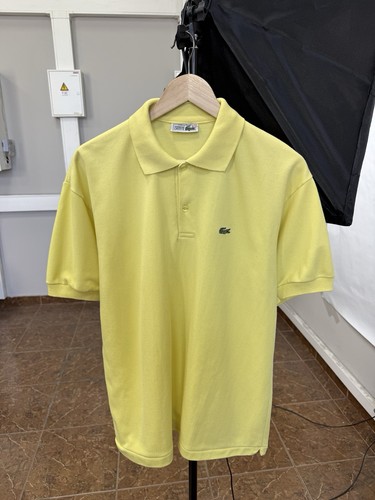 Lacoste, 🇫🇷 Vintage 80s Lacoste Polo T-Shirt Made in France Retro Rare Size XL