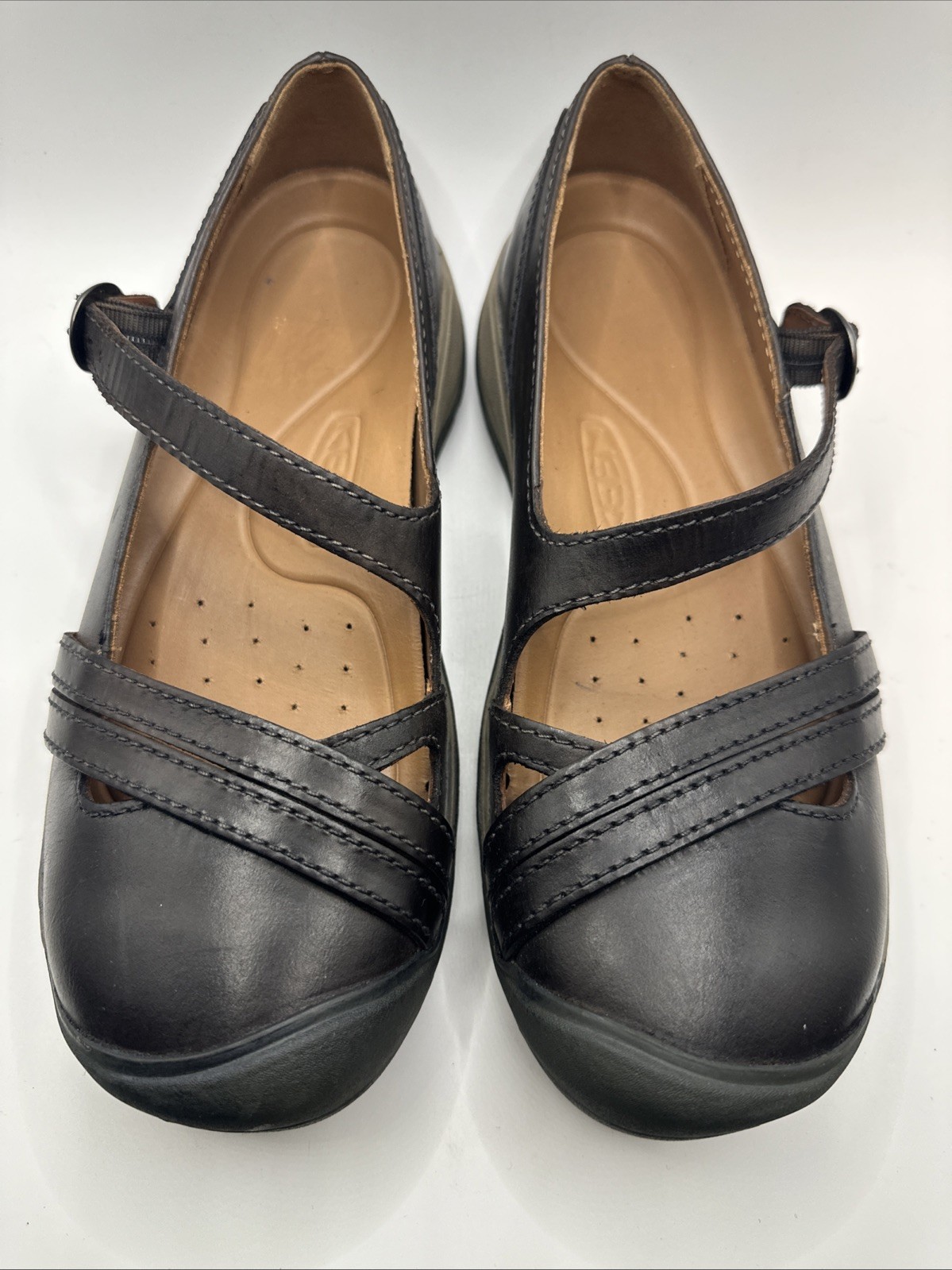 Scarpe KEEN Presidio II cinturino incrociato donna 7 5 marrone scuro