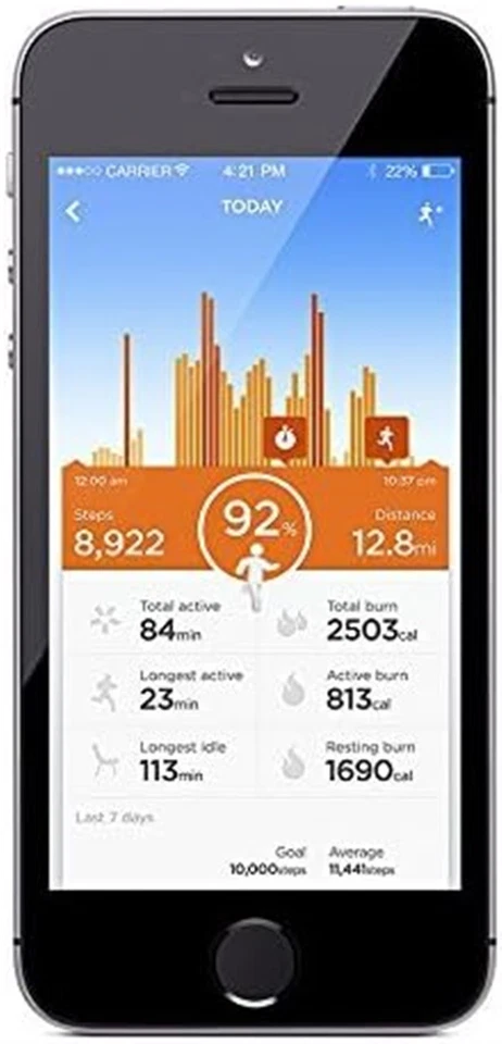 Rastreador de actividad física Jawbone UP24 (grande, caqui) Foto 4 de 4