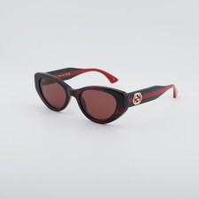 Gucci GG1862S 003 Melange Burgundy Havana/Burgundy 52-21-145 Sunglasses New A...