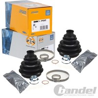 2X Spidan LÖBro ACHSMANSCHETTEN-SATZ Passend FÜR Alfa Romeo 145 146 147 156 166