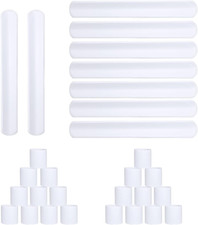 42 Pack Slap Bracelets White, 8.7 X 1.2 Inch DIY Slap Bands Party Favors for Bir