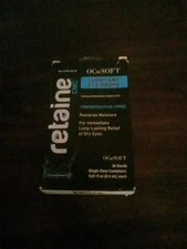 Retaine Ocusoft Lubricant Eye Drops - 30 Single Doses - EXP 11/26