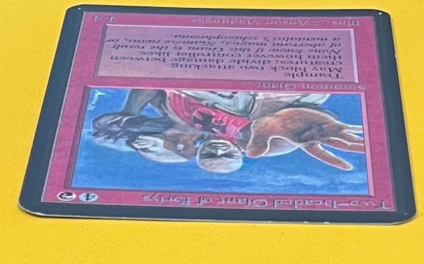 MTG TWO-HEADED GIANT OF FORIYS Alpha (OldManMTG 012-360) - Image 3 of 4