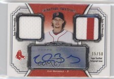 2012 Topps Museum Collection 15/50 Clay Buchholz #SSADR-CB Auto uk2