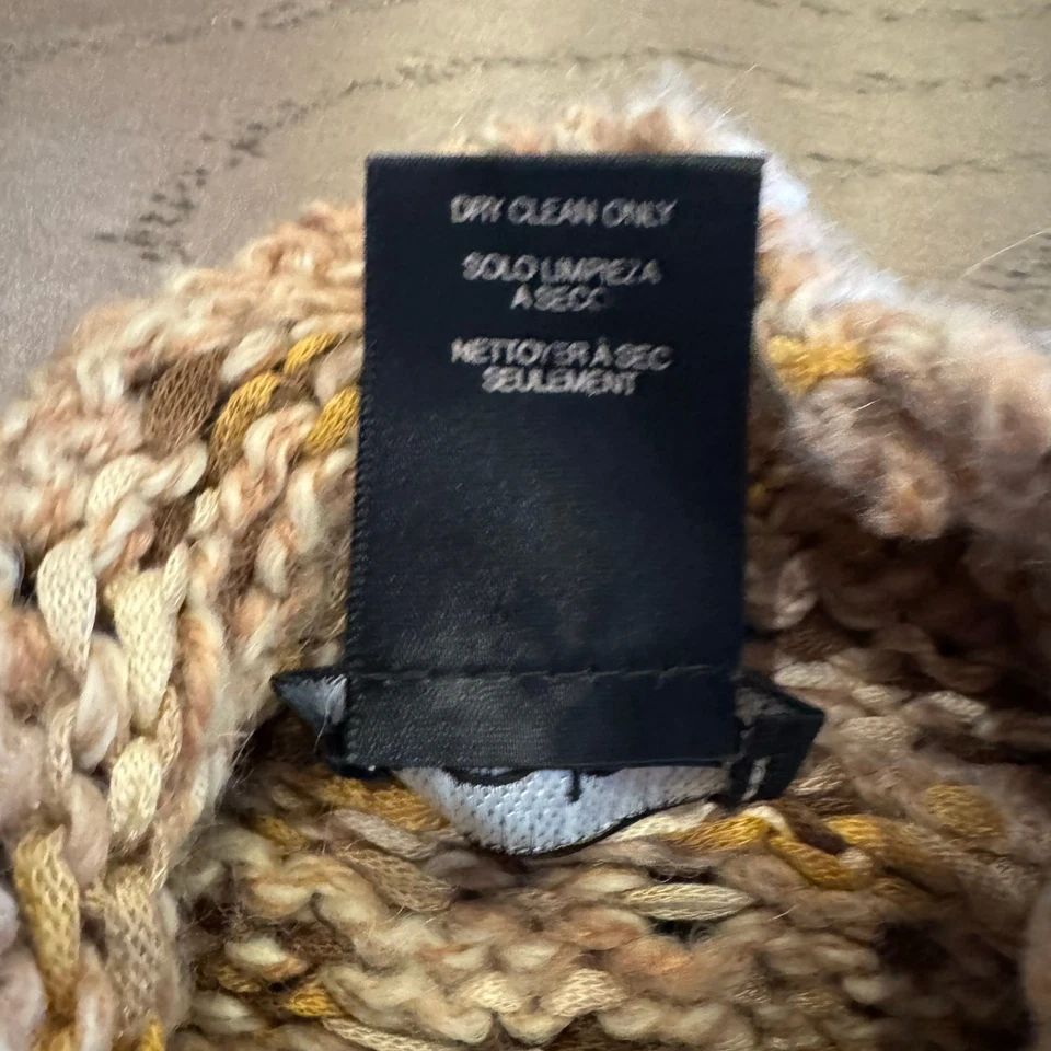 Vintage Bebe Mock Neck chunky knit Sweater Long Sleeve wool and mohair Small Y2K - Image 4 of 4