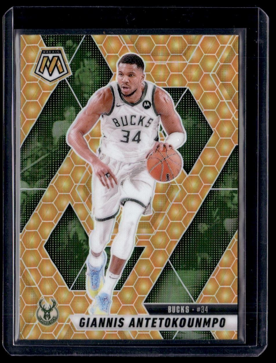 2024-25 Panini Mosaic Honeycomb Giannis Antetokounmpo Milwaukee Bucks #13