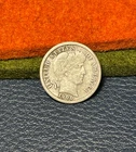 (#102418) Barber Dime:  1900 S.  Fine.  better date.