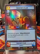 FOIL - Star Wars Creditor's Claim (Hyperspace) #795 (UC) - Secrets of Power