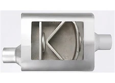 Different Trends 83041 Flowsound Exhaust Muffler 3" Offset Inlet/Centered Outlet