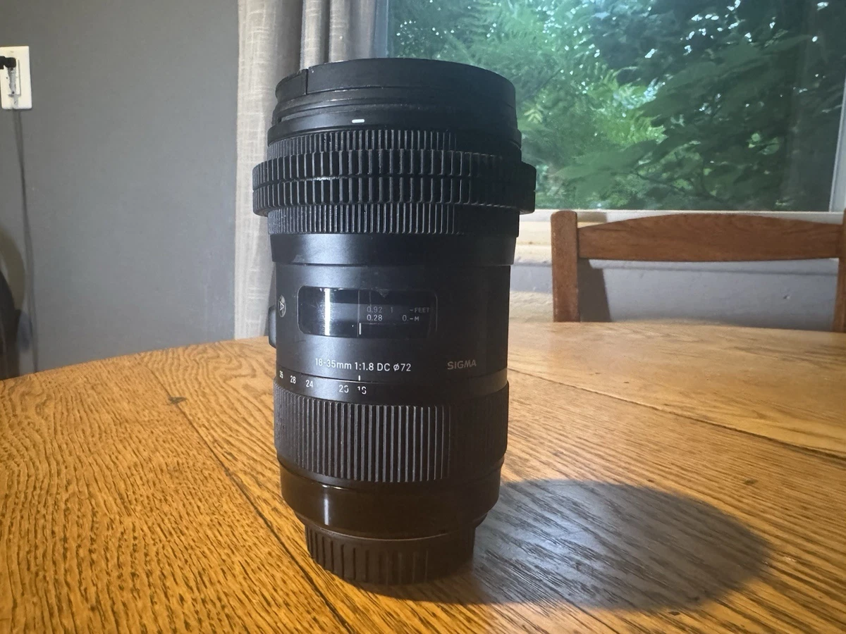 Sigma f/1.8 Camera Lenses 18-35mm Focal for sale | eBay