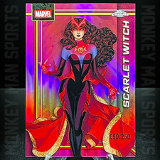 2026 Topps Chrome Marvel - Scarlet Witch /250 - #145 PINK REFRACTOR MINT