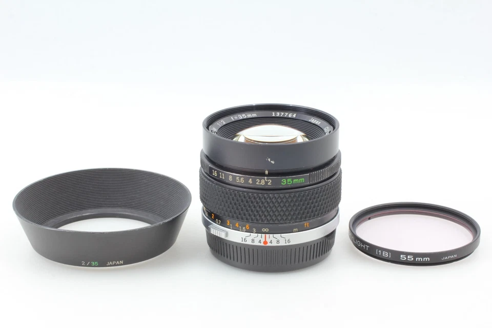 Late "Near Mint" Olympus Zuiko MC Auto-W 35mm f/2 Wide Angle MF Lens From JAPAN - Image 2 of 4