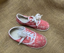 EUC JACADI Pink Floral Sneakers 23 5