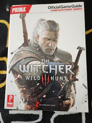 The Witcher III 3: Wild Hunt Prima Official Strategy Guide Book PC Xbox One PS4