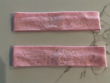 2 Girl's Justice Pink Bling Headbands