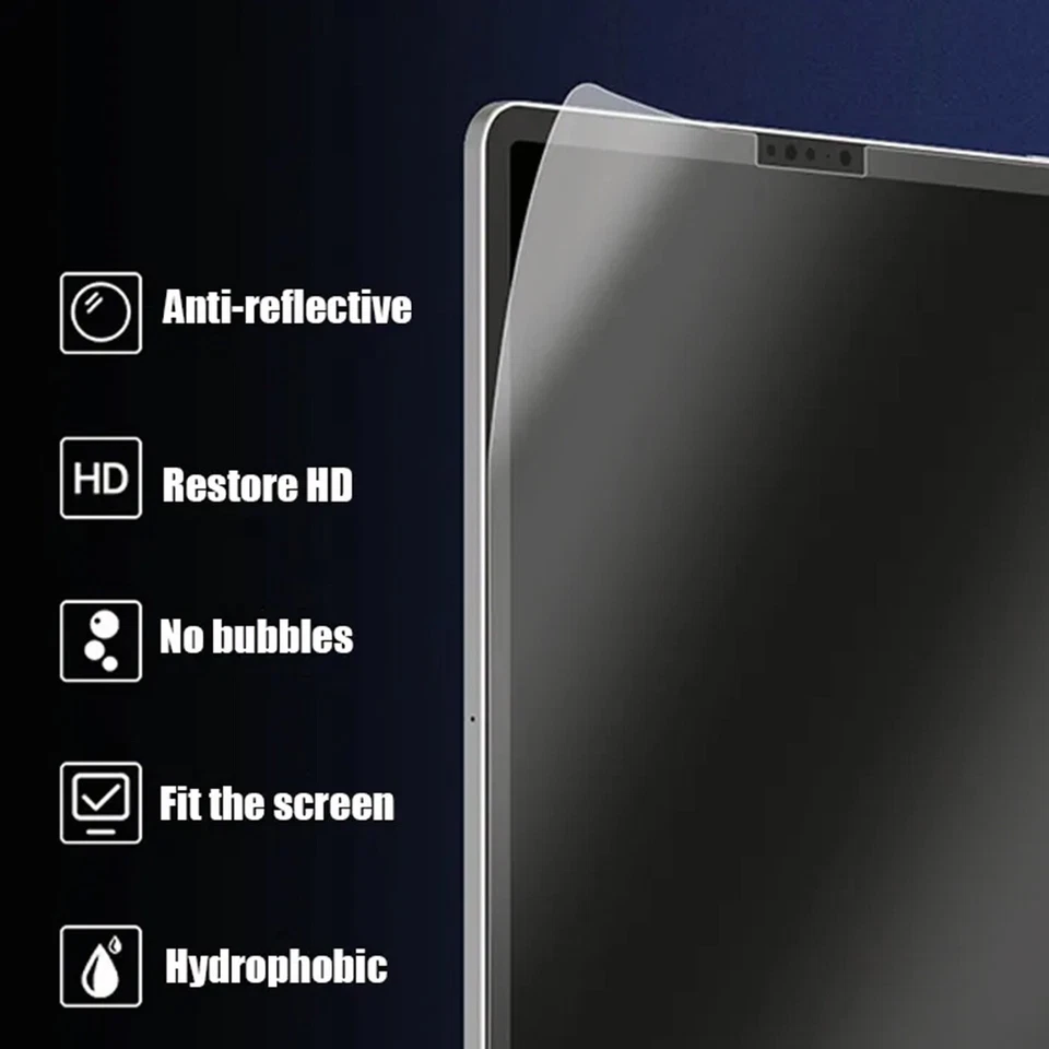 Papier Schutzfolie für iPad Pro / Air 13" 11" 2025 2024 Paper Displayschutz Matt - Bild 4 von 4