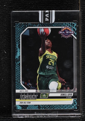 Aaliyah Edwards 2024-25 Panini Instant WNBA RC Autograph Auto BLUE