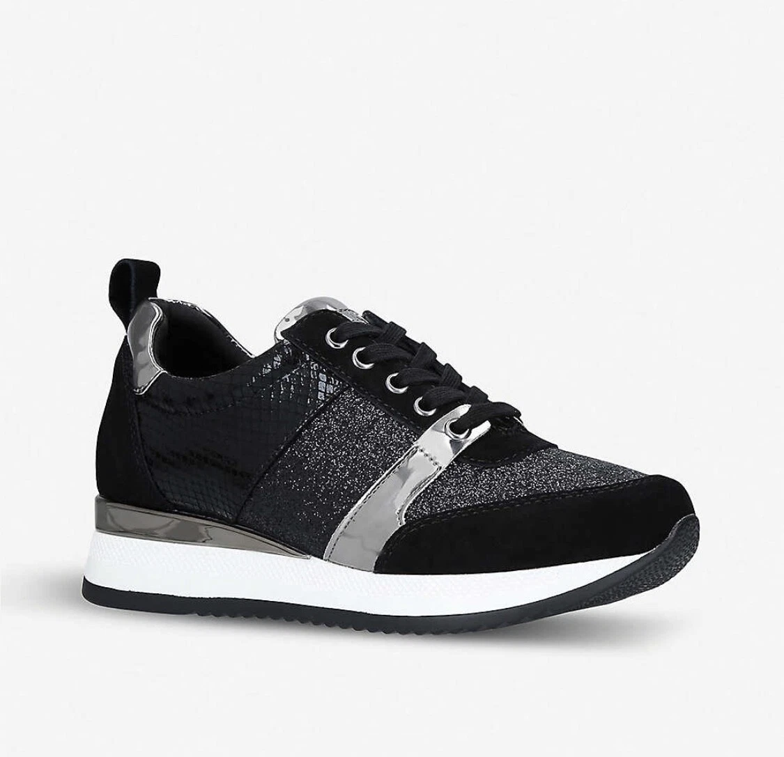 Kurt geiger black trainers best sale womens