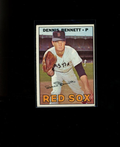 1967 Topps #206 Dennis Bennett Boston Red Sox | eBay