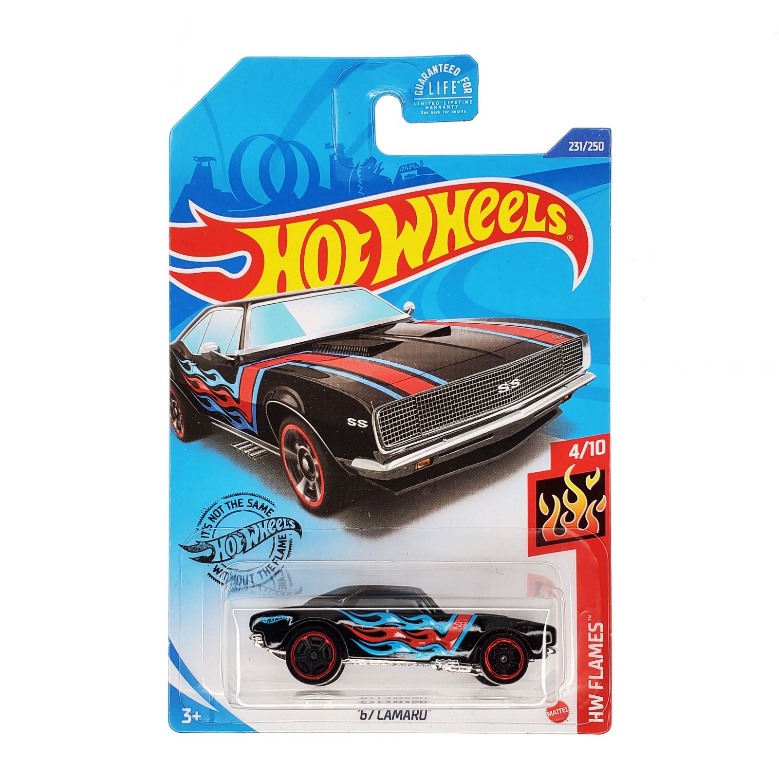 HOT WHEELS '67 Camaro Black Kroger Exclusive HW Flames Chevrolet GHG56 2020