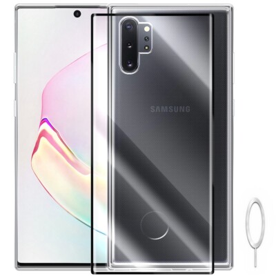 Anti-Bubble Screen Protector+TPU Case for Samsung Galaxy Note 10+ 5G SM-N976U