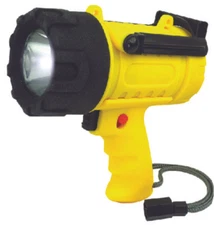 SeaChoice Waterproof LED Handheld Spotlight Floats Boat Marine Yellow 08091