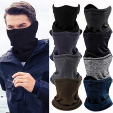 Winter Fleece Neck Warmer Cold Weather Sports Balaclava Ski Half Face Mask Scarf