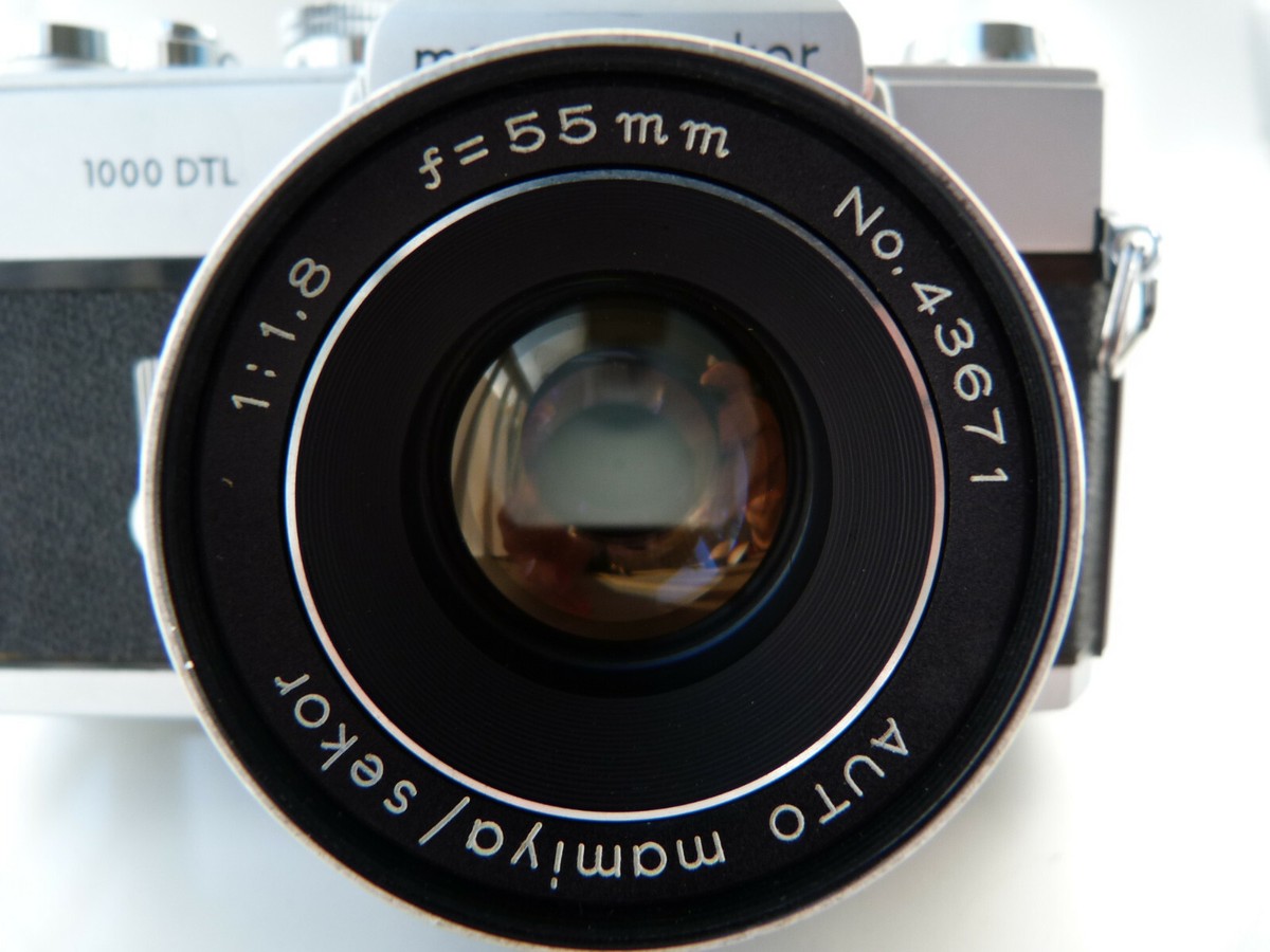 VINTAGE Mamiya Sekor 1000 DTL 35mm SLR Film Camera M42 SEKOR 55