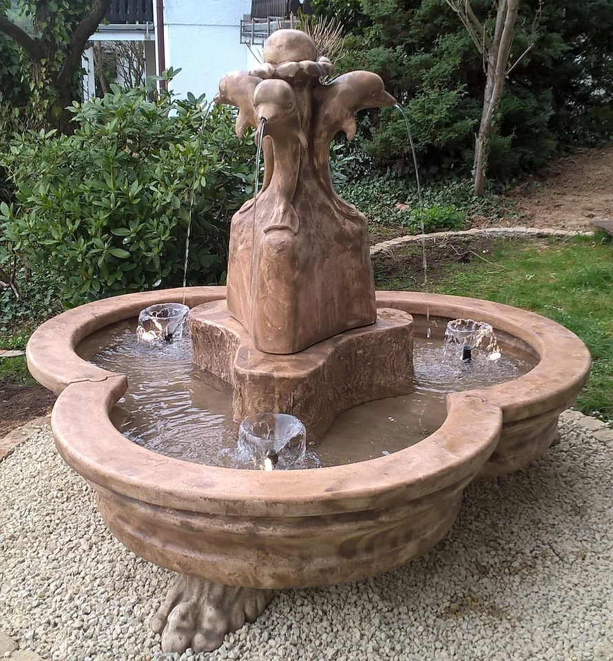 Standbrunnen Brunnen Springbrunnen Wasserspiel Beckenbrunnen Fontaine Dekoration