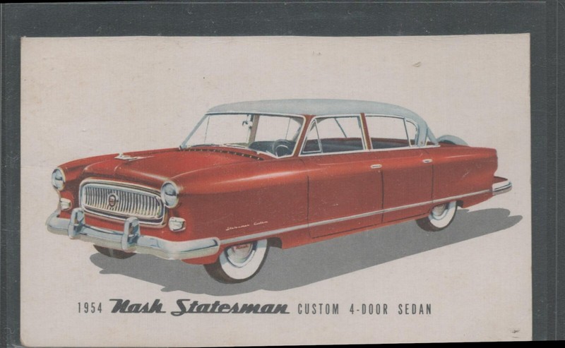 1954 NASH STATESMAN POSTCARD