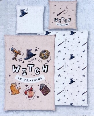 Harry Potter Bettwäsche 130x200cm Kissen 80x80cm Witch In Training 