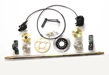 900mm 25mm Axle keyway running full length PCD 3x78mm foot brake control